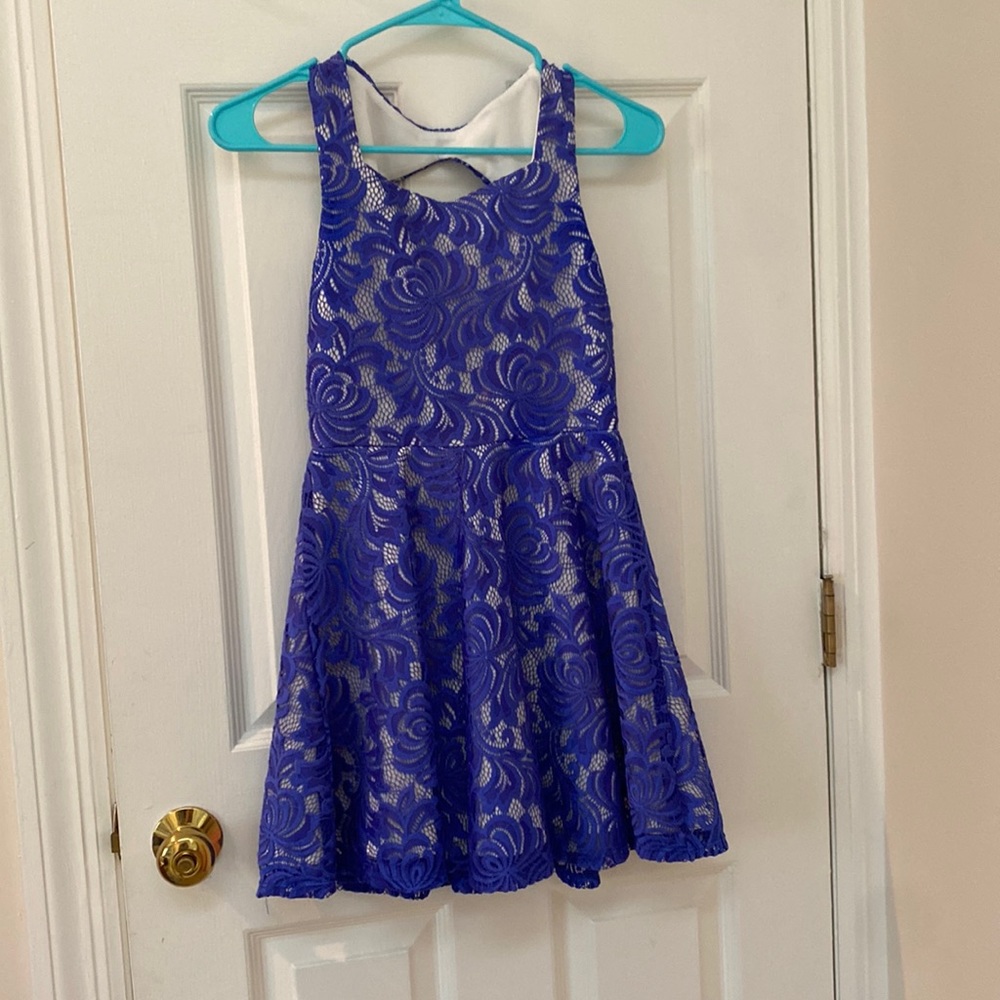Sally Miller Couture blue girls dress